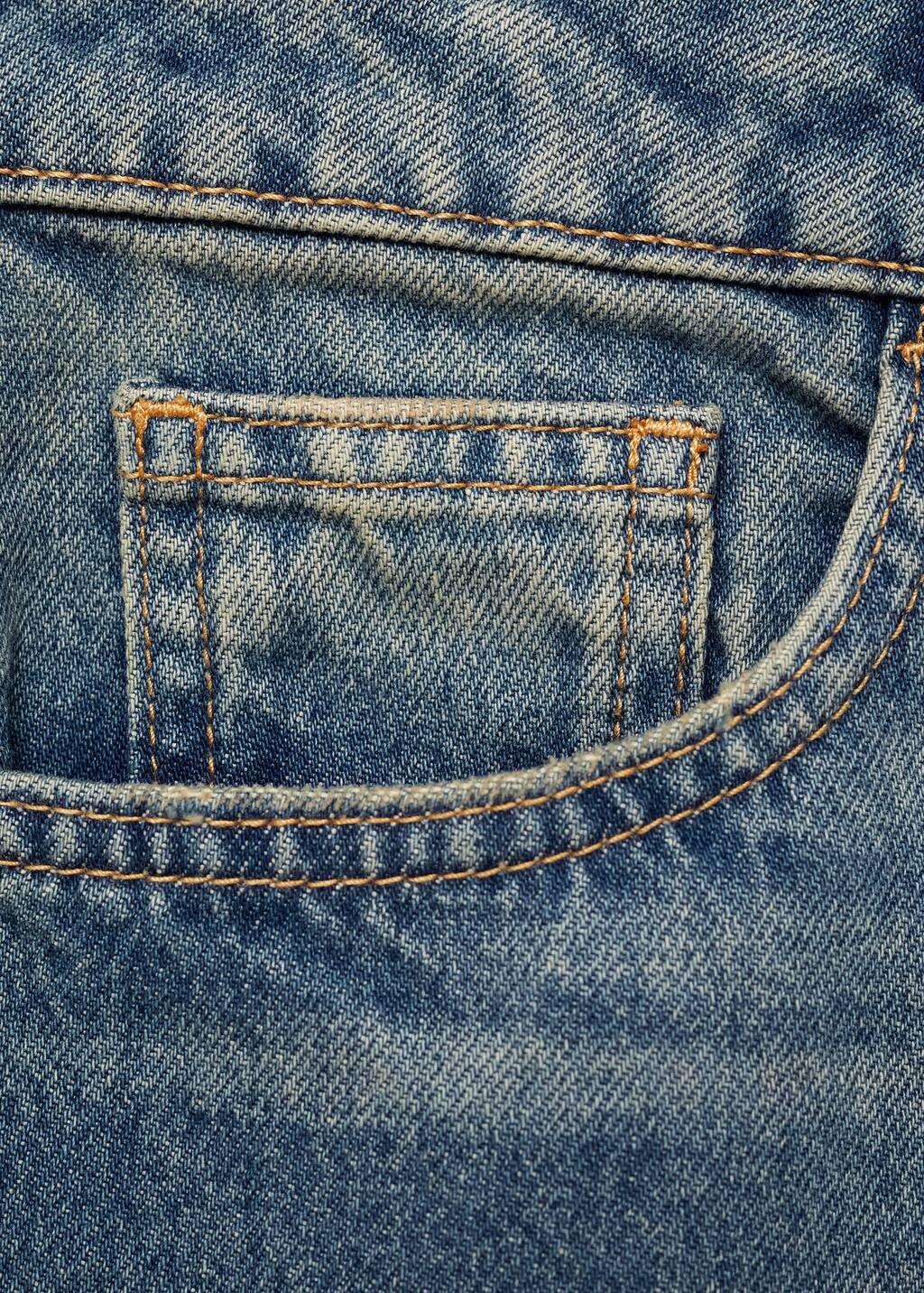 Blue Mom2000 High-Rise Jeans, , large image number 6