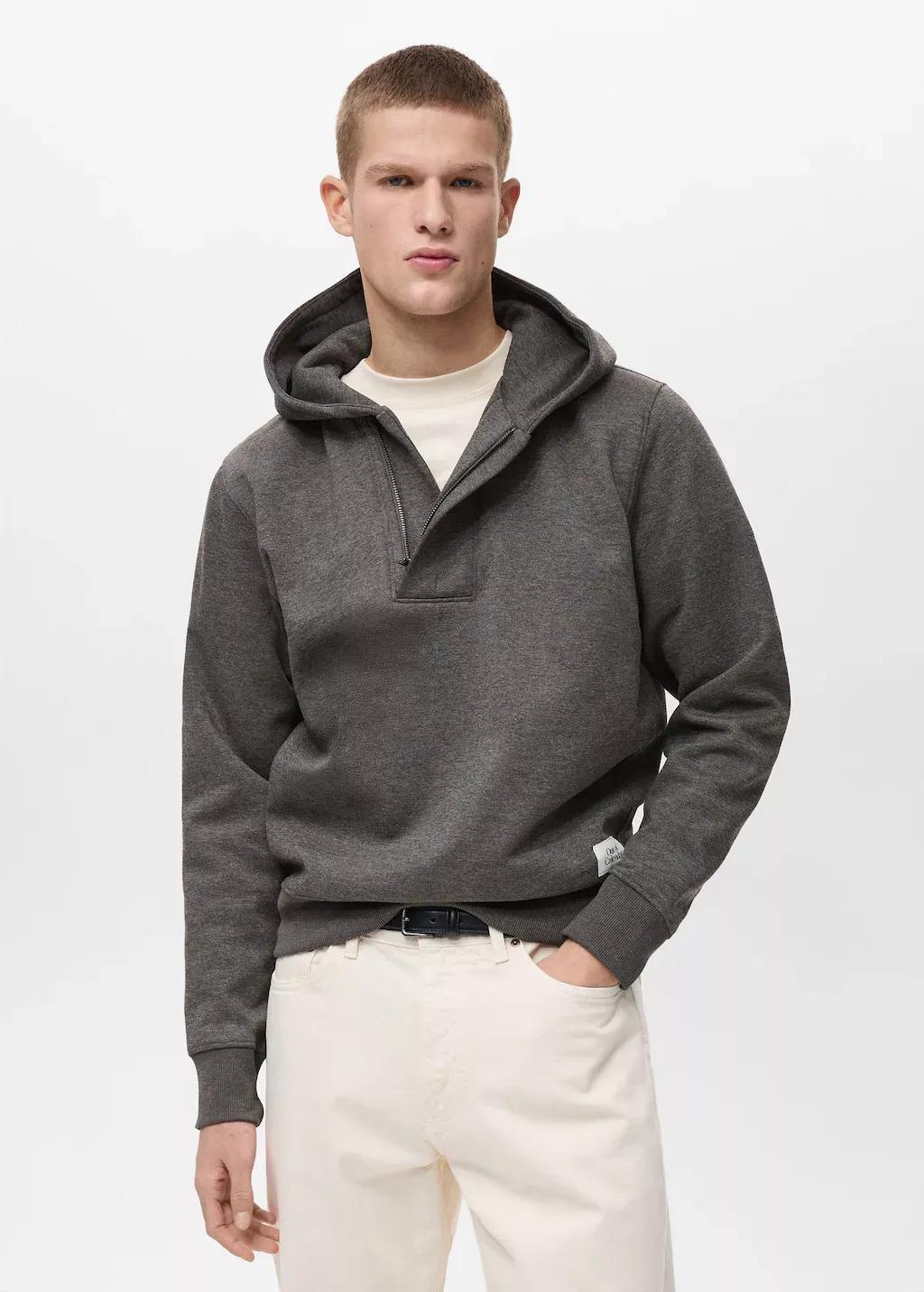 Grey Striped Long Sleeves T-Shirt, , large image number 0
