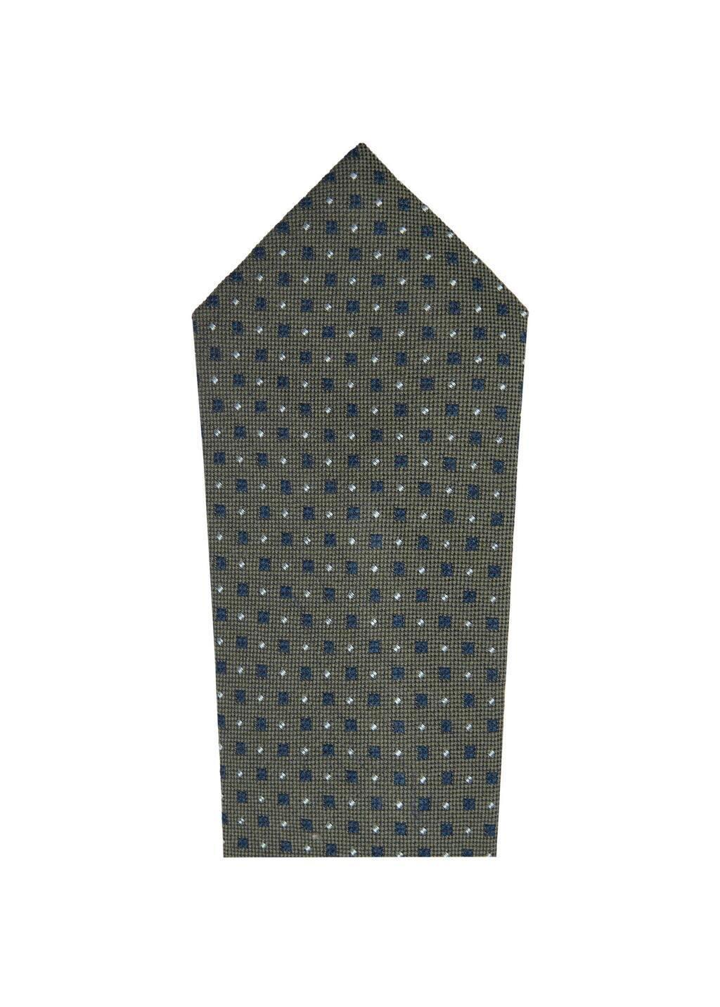 Khaki Mulberry Silk Structured Tie, Beige - Khaki, large image number 2