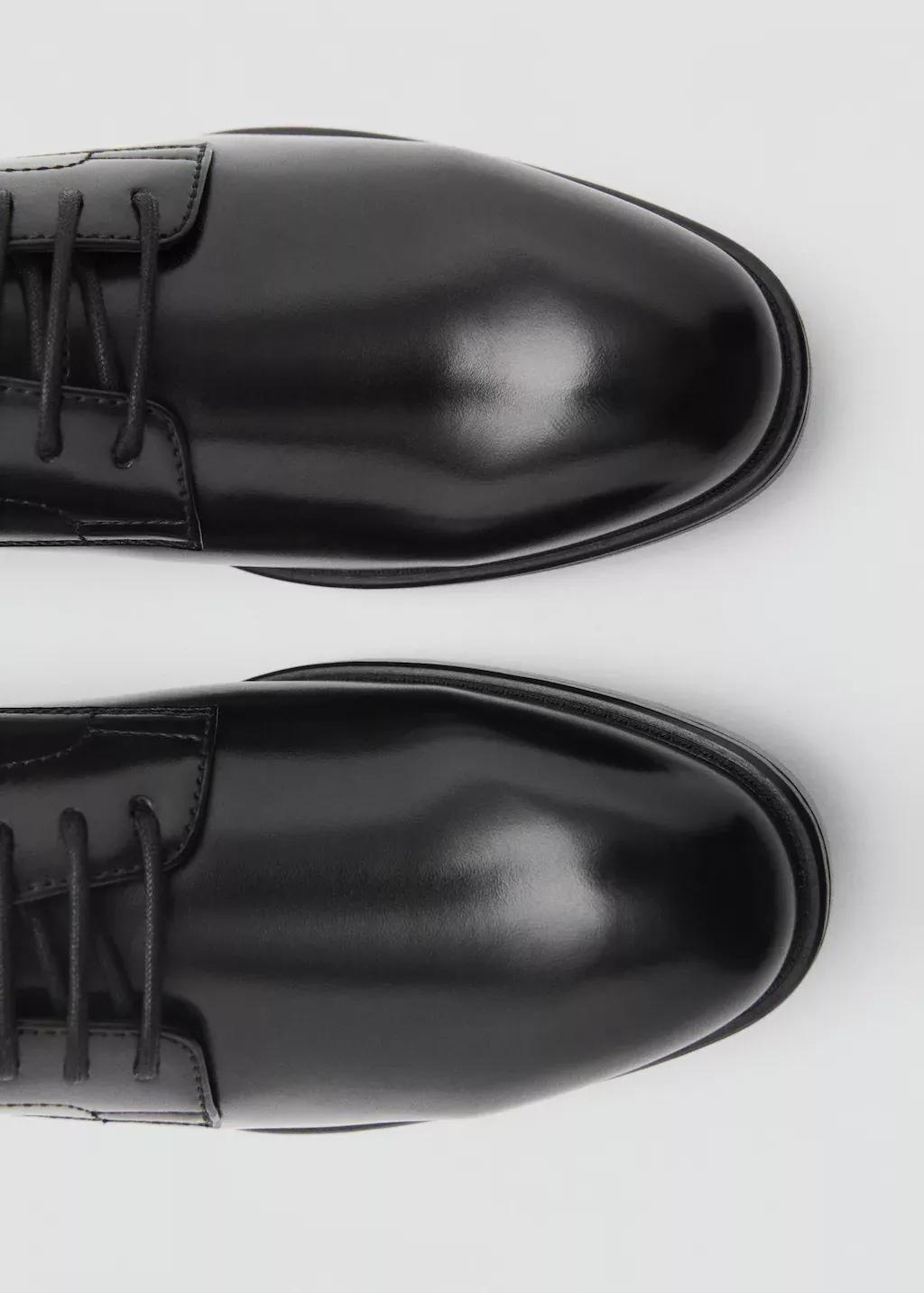 Black Blucher Suit Shoes, , large image number 2