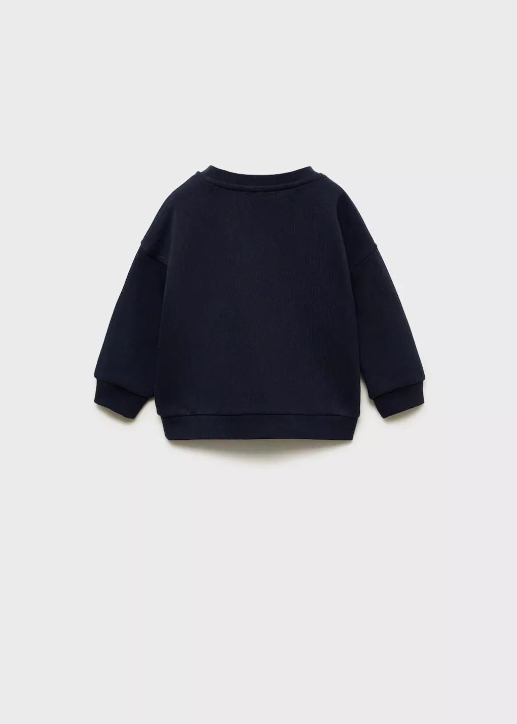 NAVY Pocket cotton sweatshirt, Baby Boy, , large image number 1