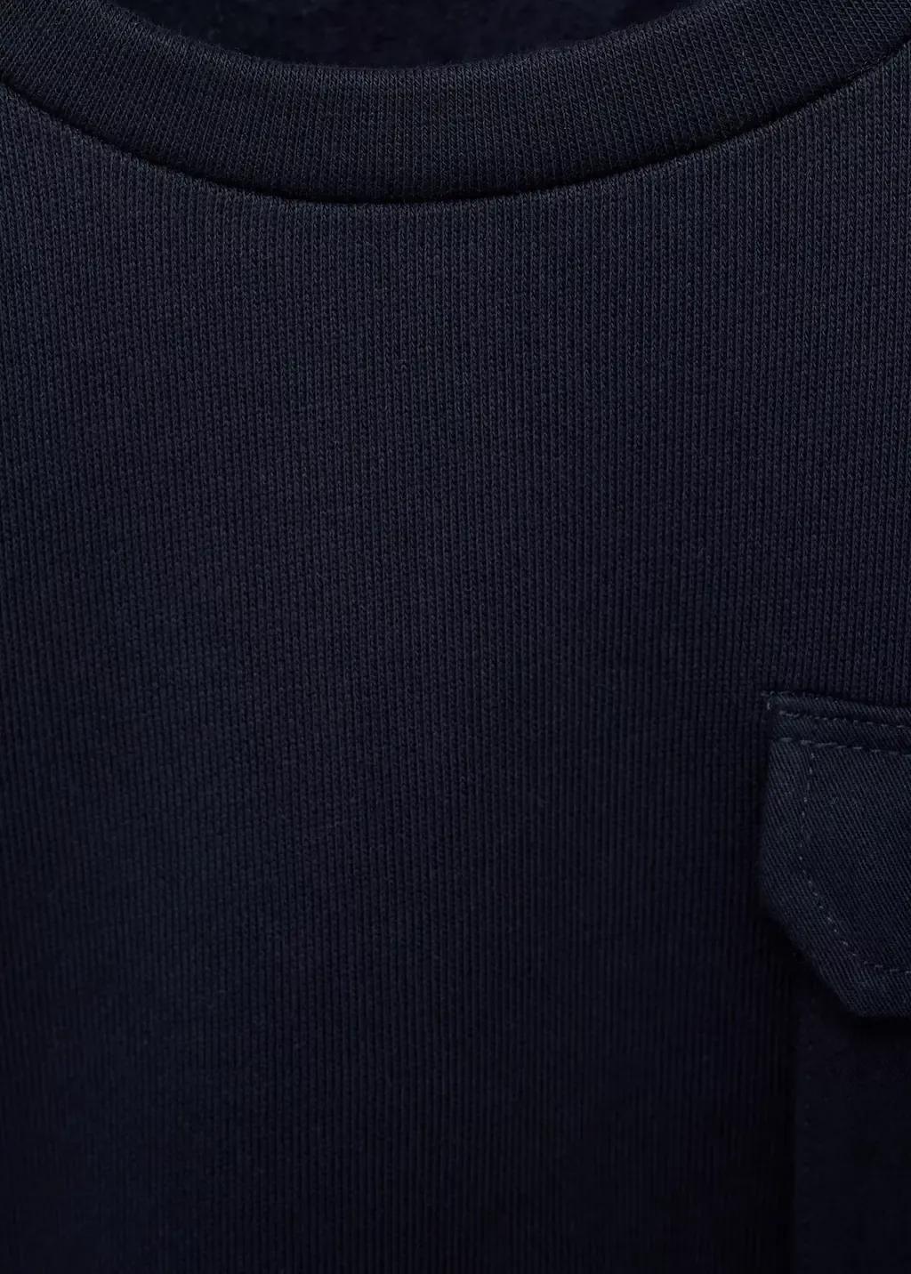 NAVY Pocket cotton sweatshirt, Baby Boy, , large image number 2