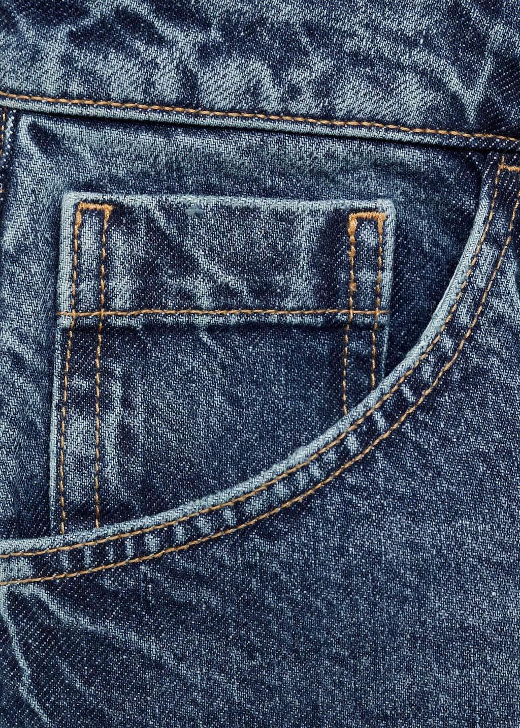Blue Denim Midi-Skirt, , large image number 2