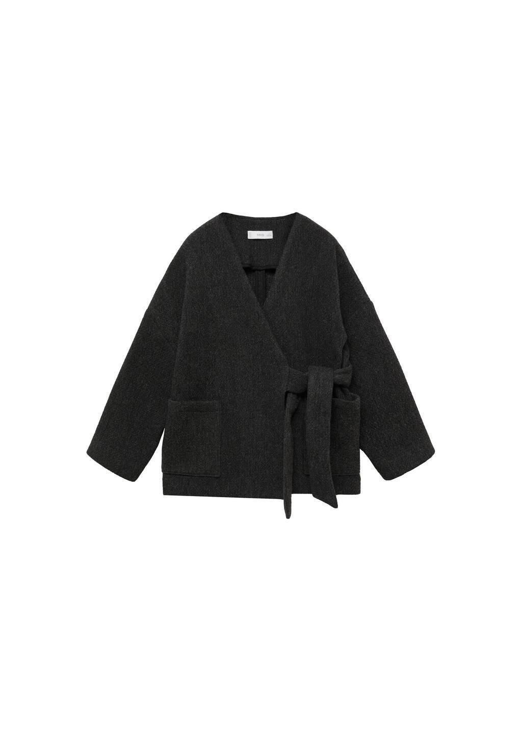 Grey Manteco Wool Jacket, Kids Girl, , large image number 6