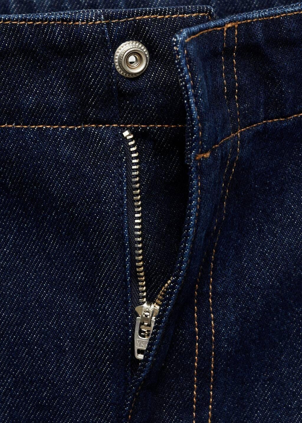 Blue Flared Denim Skirt, , large image number 2