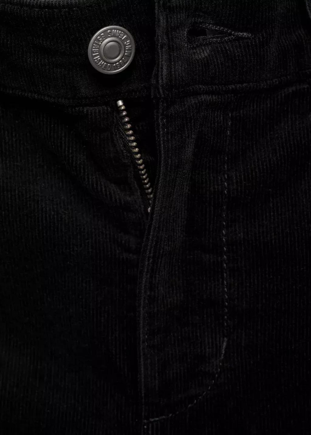 Grey Sienna Flared Cropped Corduroy Jeans, , large image number 5