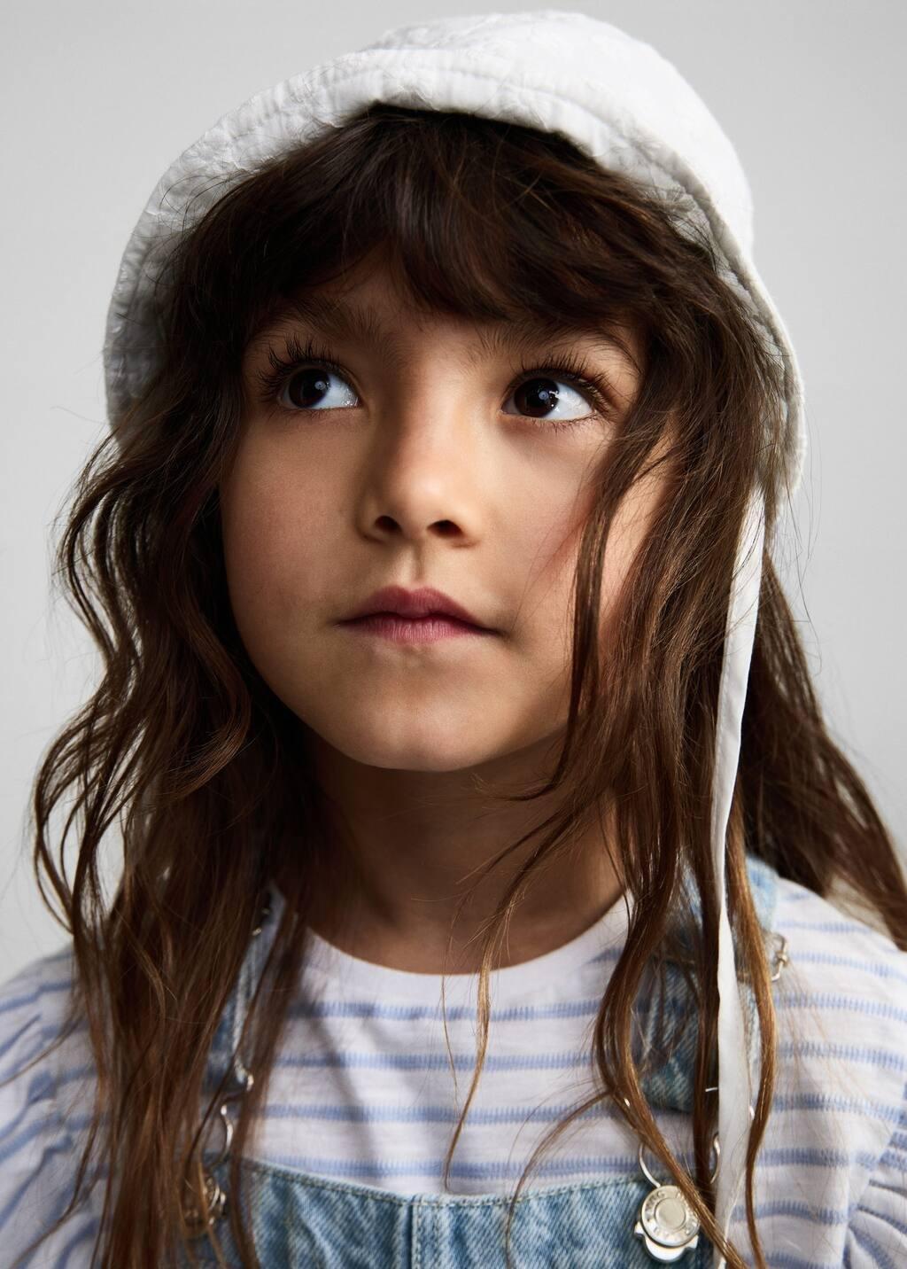 Blue Denim Plaid Mini, Kids Girls, , large image number 3