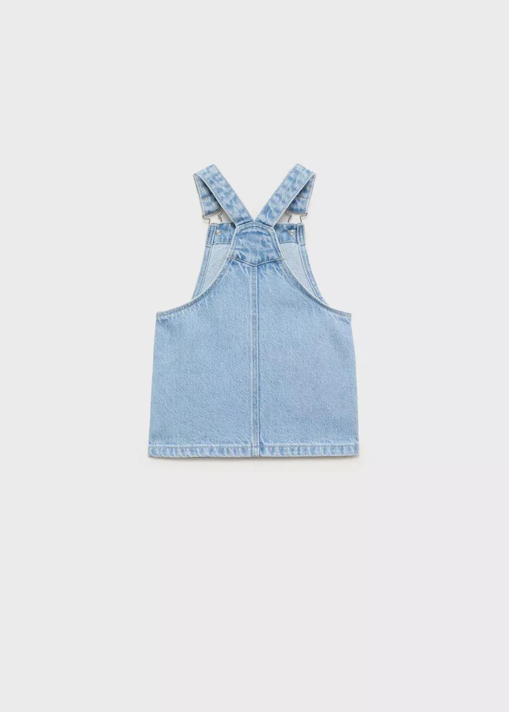 Blue Denim Plaid Mini, Kids Girls, , large image number 5