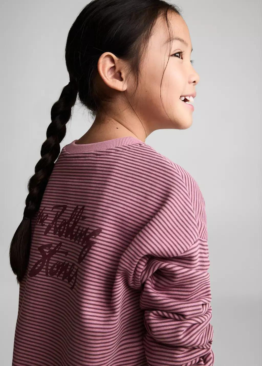 Pink The Rolling Stones Sweatshirt, Kids Girl, , large image number 1