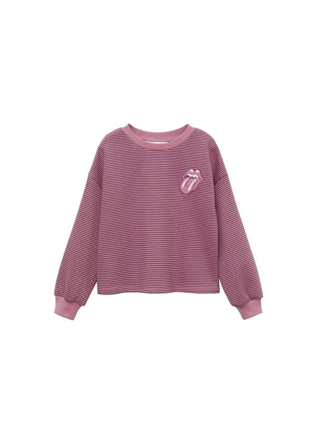 Pink The Rolling Stones Sweatshirt, Kids Girl, , large image number 3
