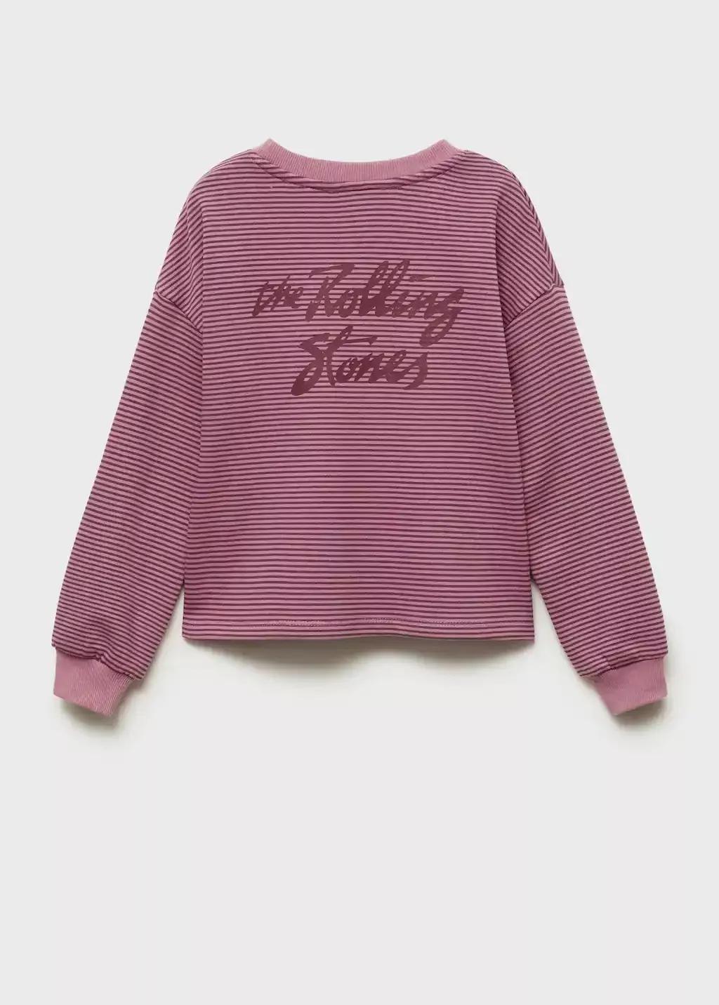 Pink The Rolling Stones Sweatshirt, Kids Girl, , large image number 4