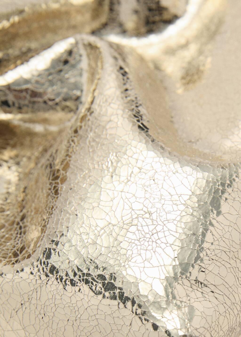 Gold Metallic Handbag, 0201_OR, large image number 2