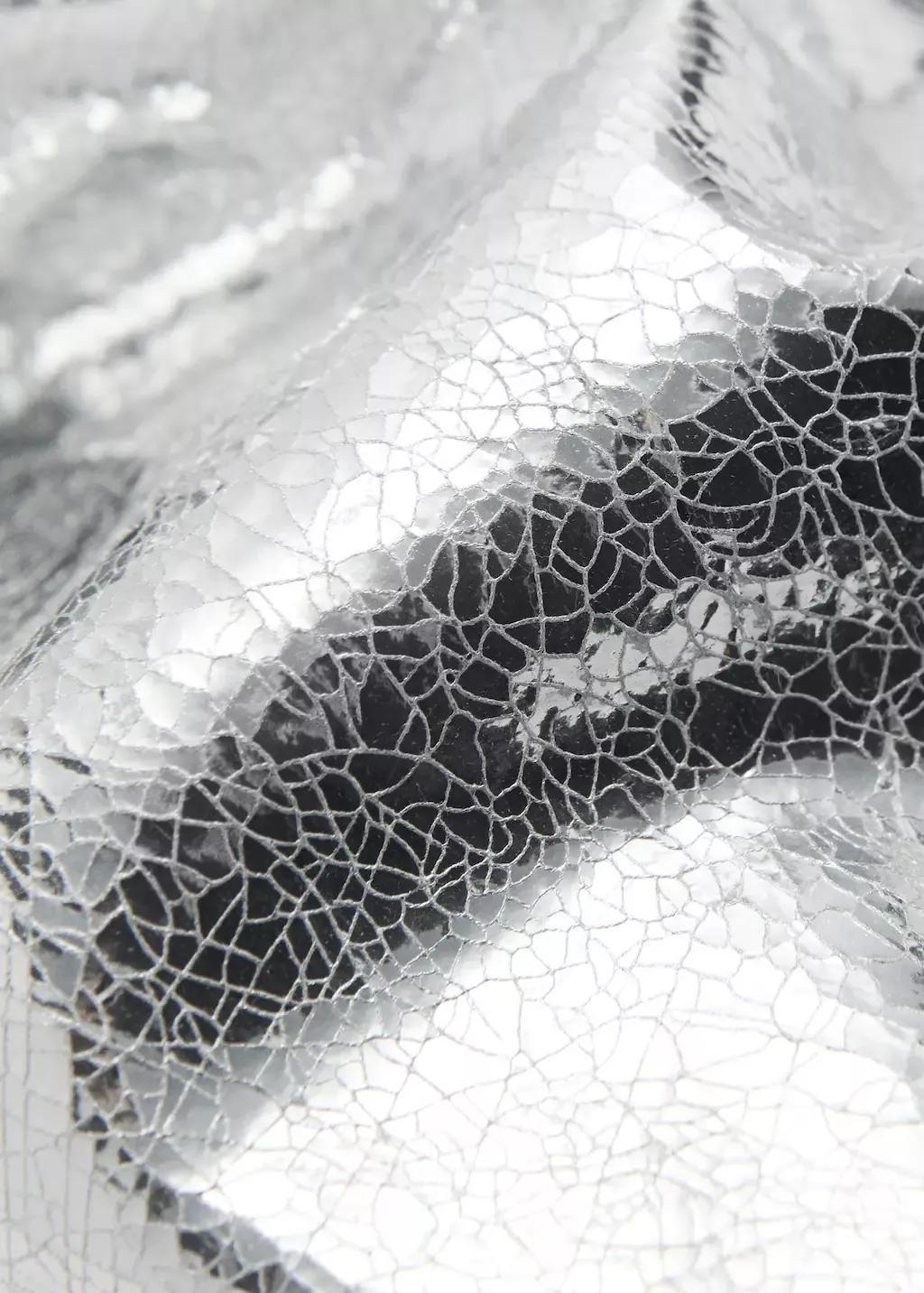Silver Metallic Handbag, 0201_PL, large image number 2