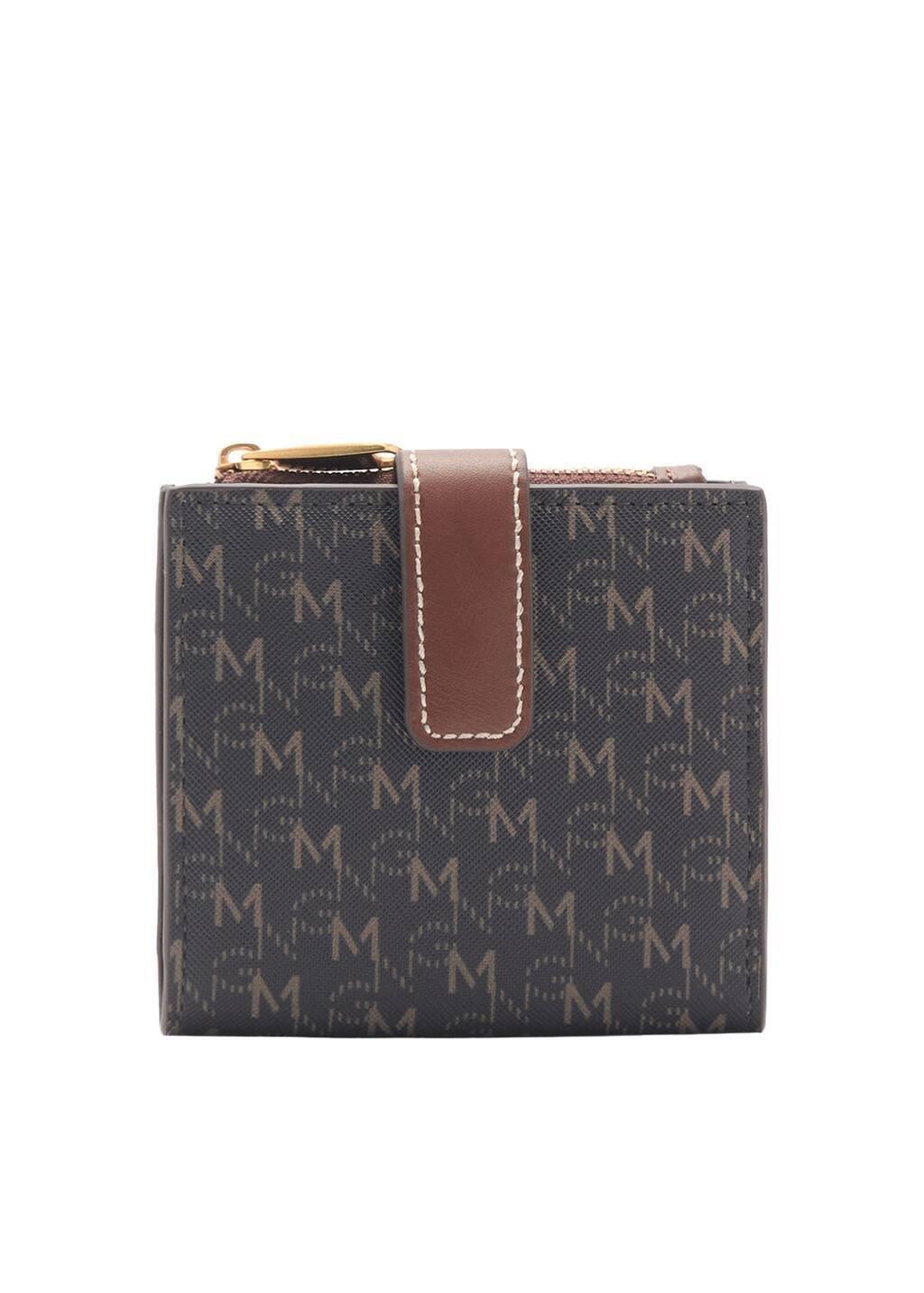 BROWN Wallet with printed logo, Brown, large image number 3
