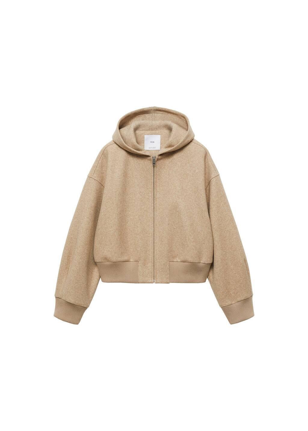 Brown Plain Overshirt Jacket, , large image number 3