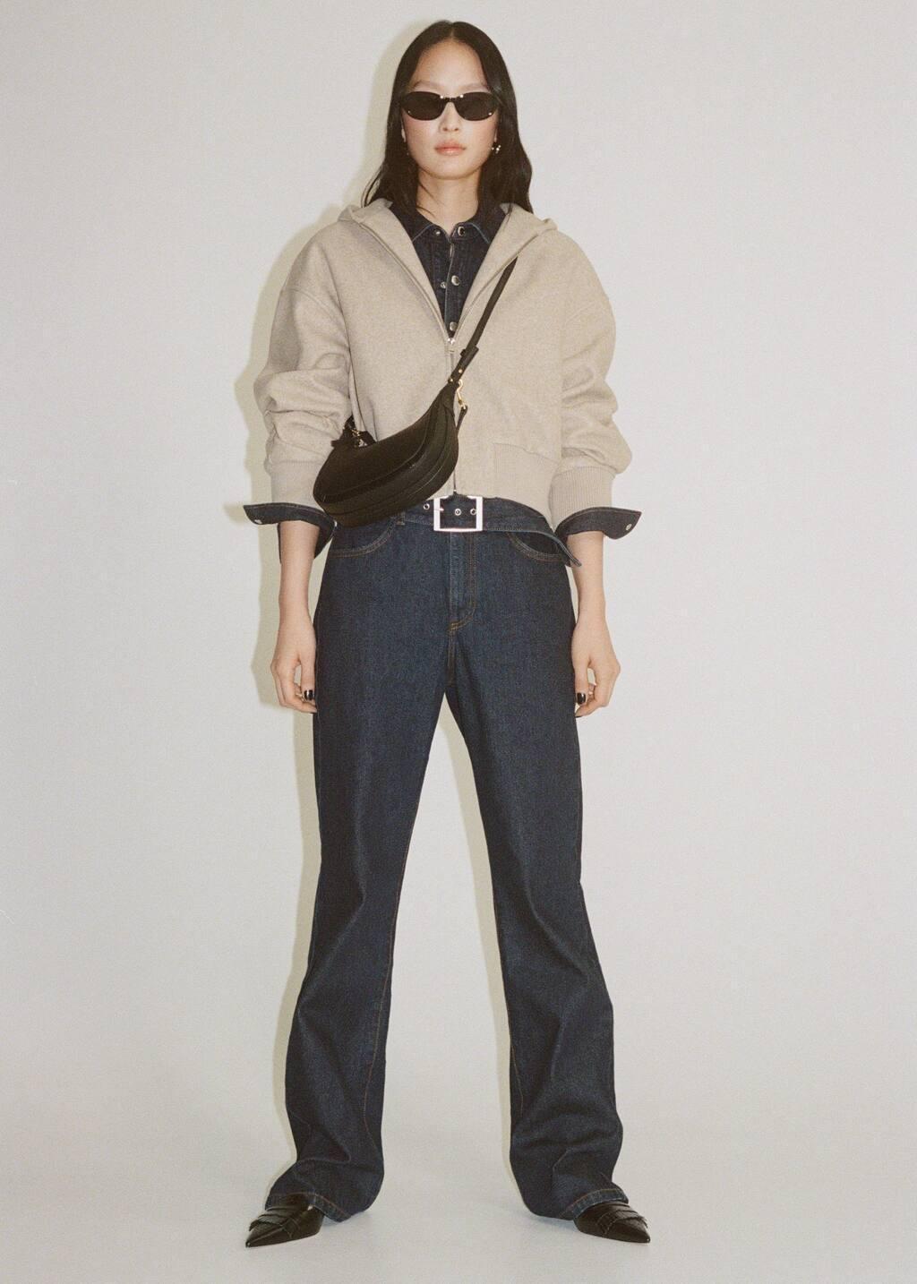 Brown Plain Overshirt Jacket, , large image number 4