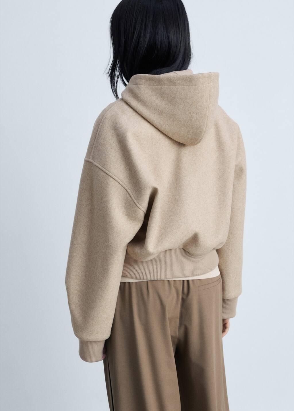 Brown Plain Overshirt Jacket, , large image number 7