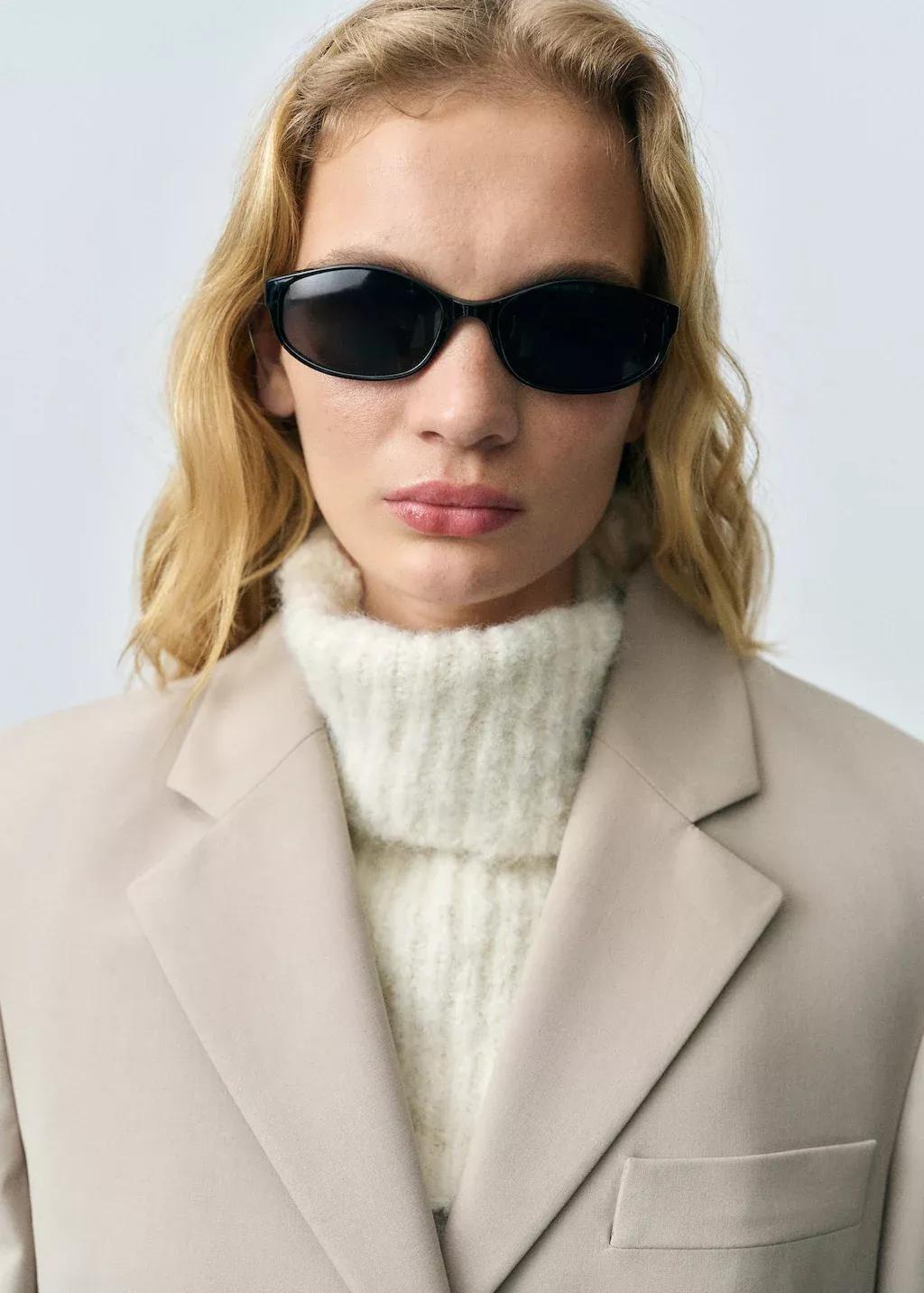 Beige Structured Straight-Fit Jacket, , large image number 1