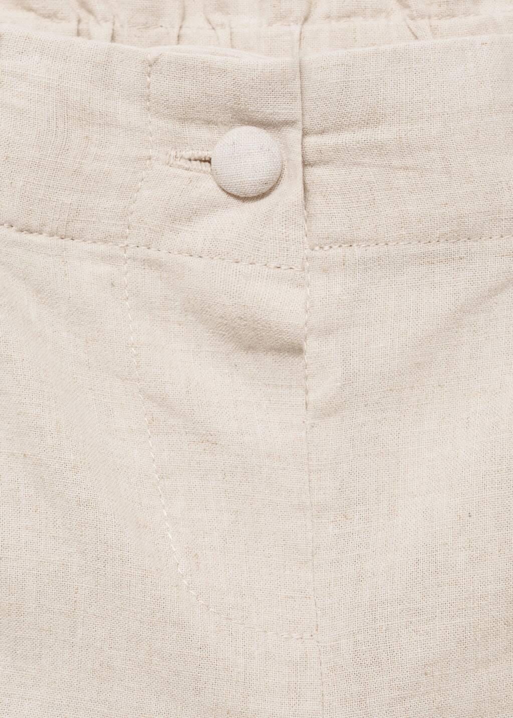 Grey Lt Pastel Linen-Blend Trousers, Baby Girl, , large image number 2