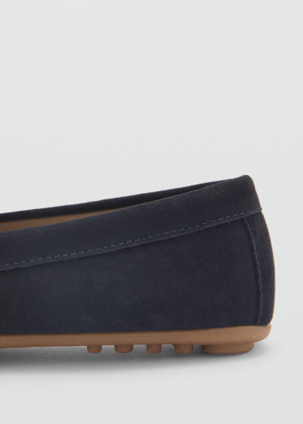 Blue Suede Leather Loafers, Kids Boy, , large image number 1