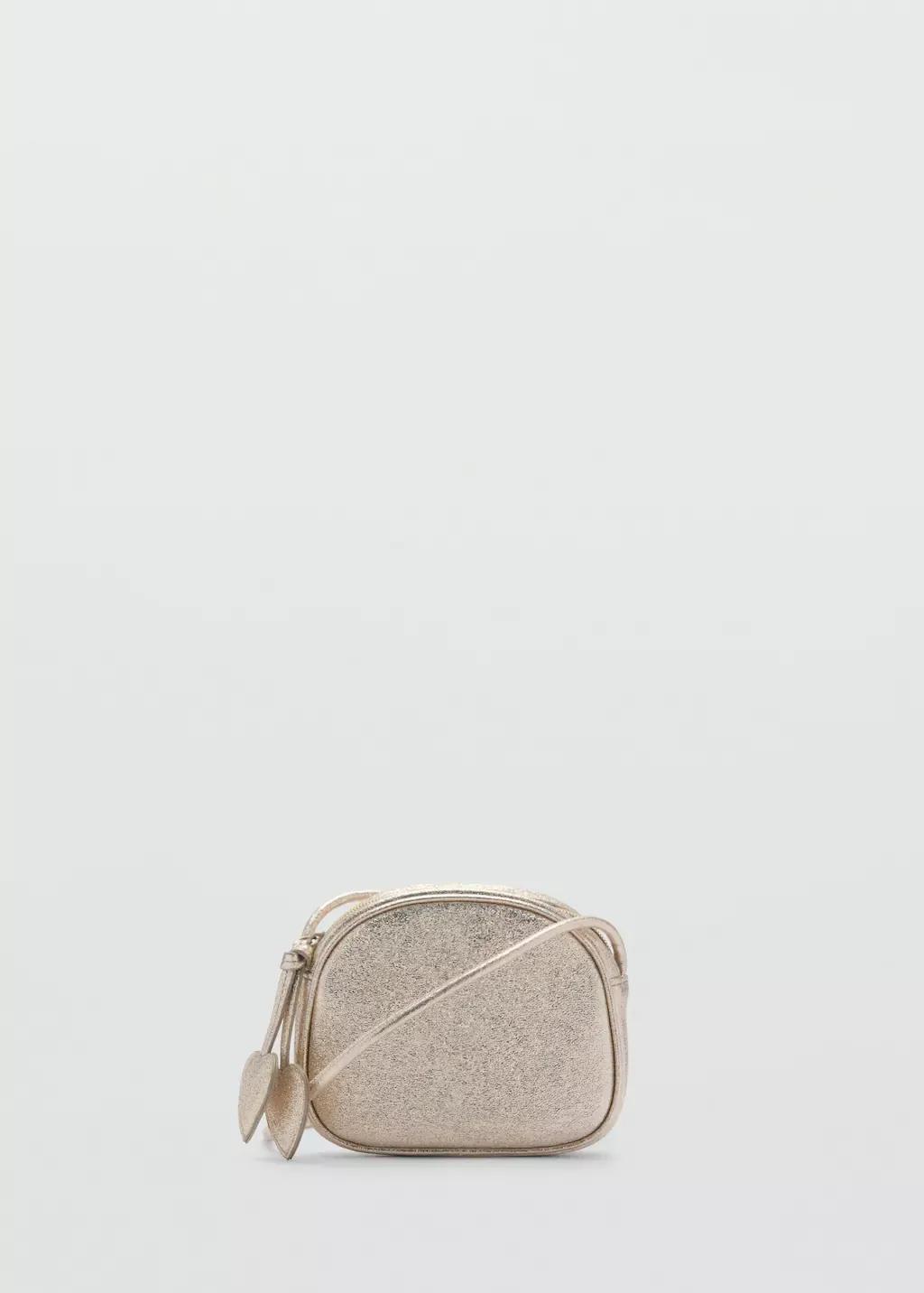 Gold Metallic Handle Mini Bag, Kids Girl, Gold, large image number 3