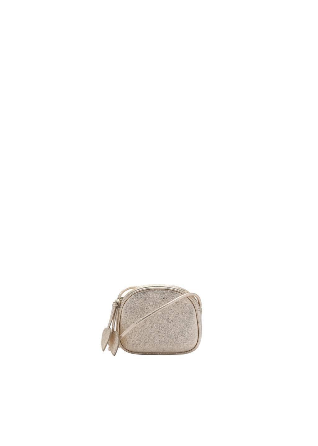 Gold Metallic Handle Mini Bag, Kids Girl, Gold, large image number 3