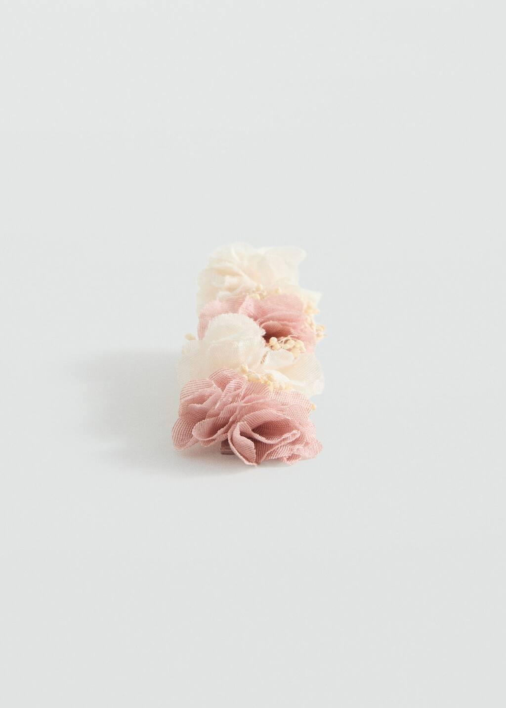 Pink Lt Pastel Floral Clip, Kids Girl, Light-Pastel Pink, large image number 1