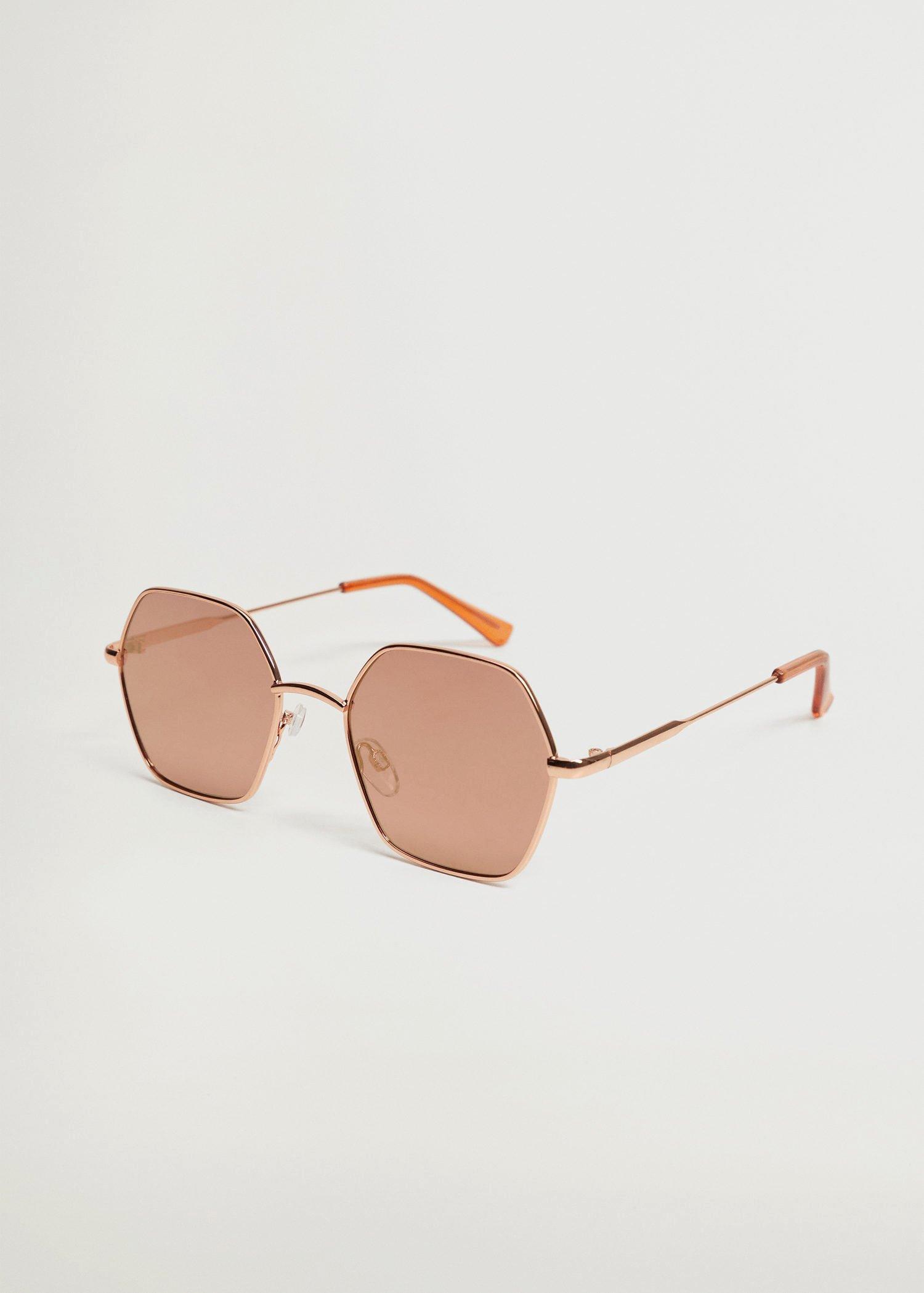 Pink Hexagonal Frame Sunglasses, Women, , large image number 0