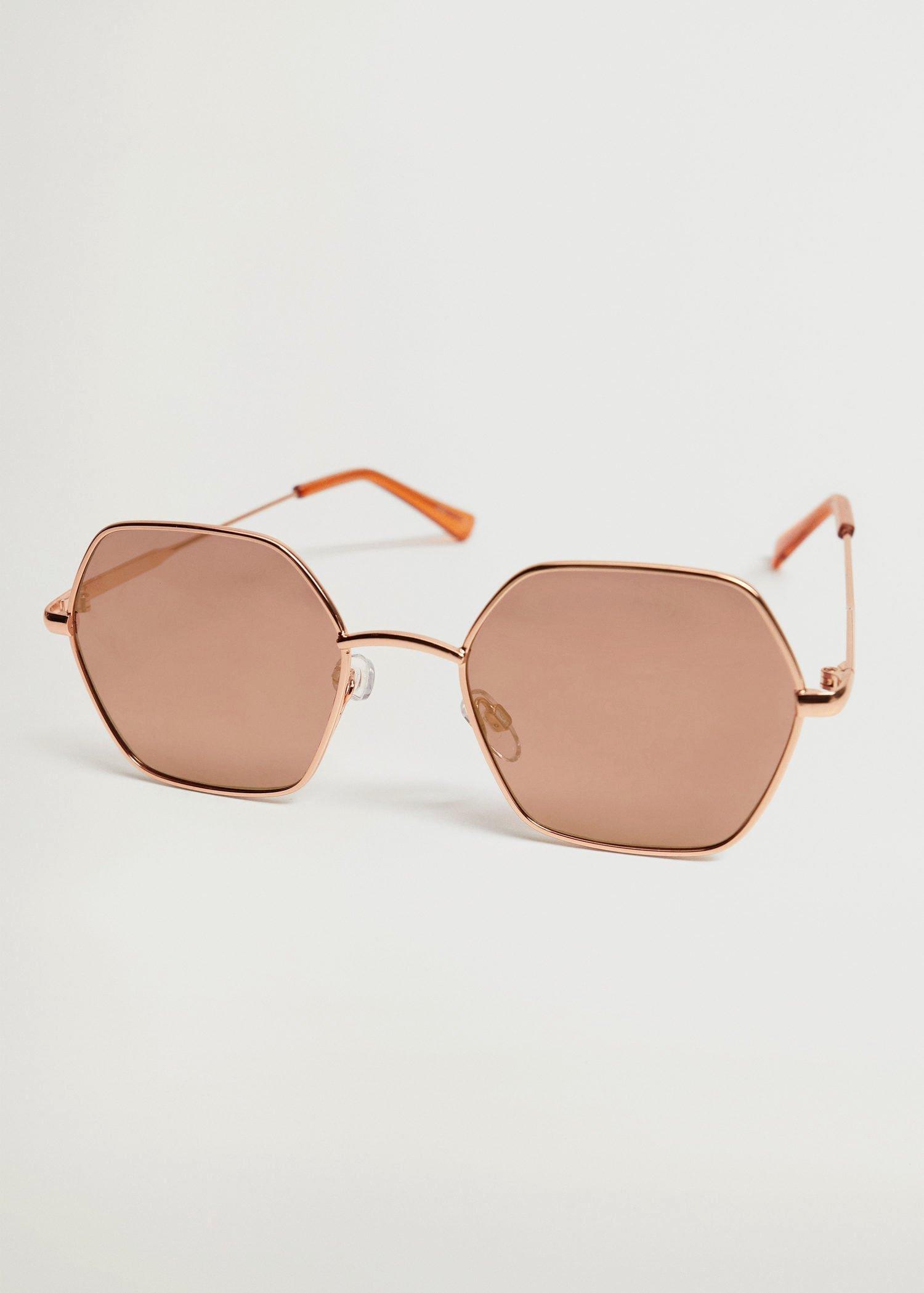Pink Hexagonal Frame Sunglasses, Women, , large image number 1