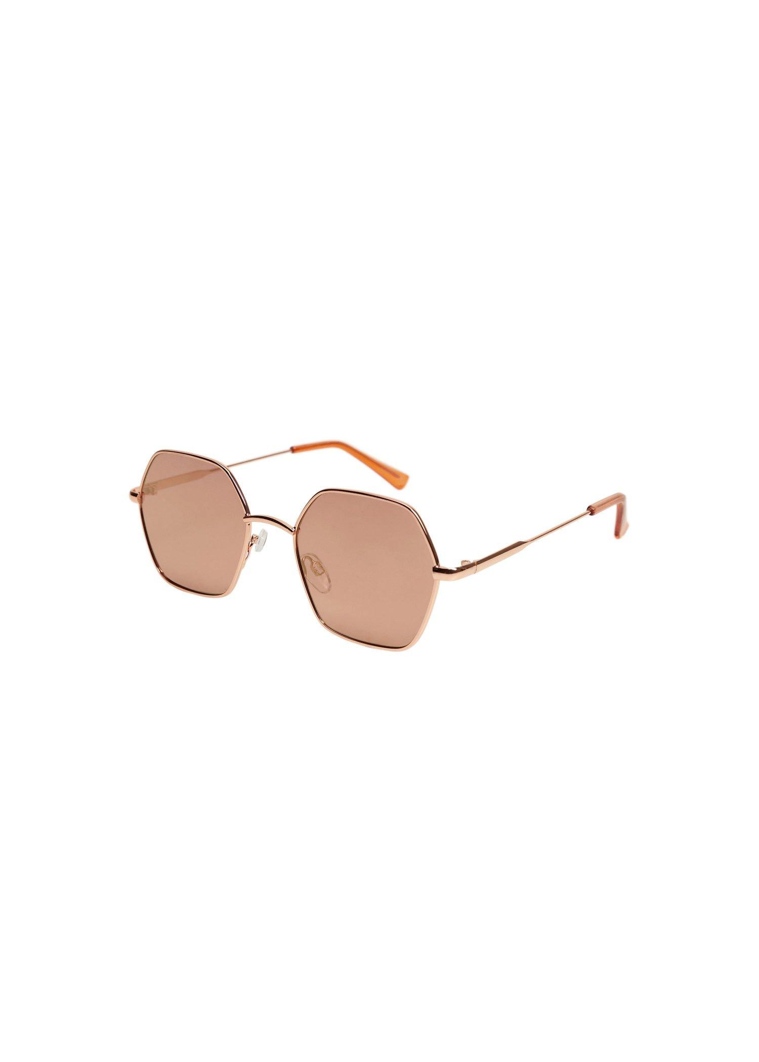 Pink Hexagonal Frame Sunglasses, Women, , large image number 2