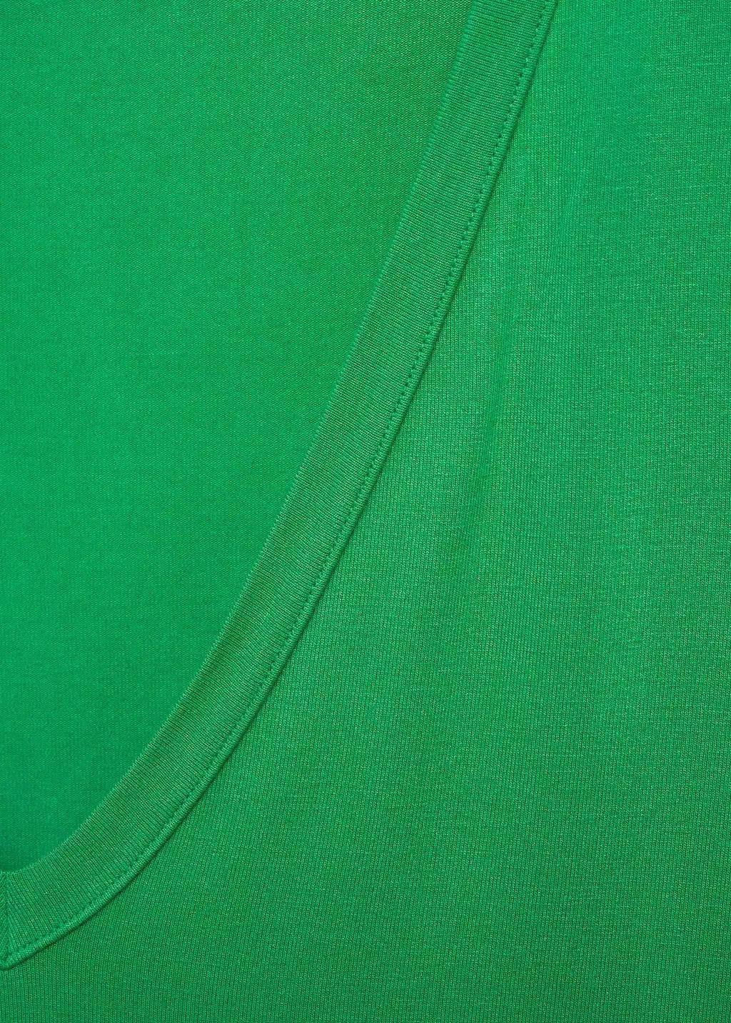 Green V-Neck T-Shirt, , large image number 4