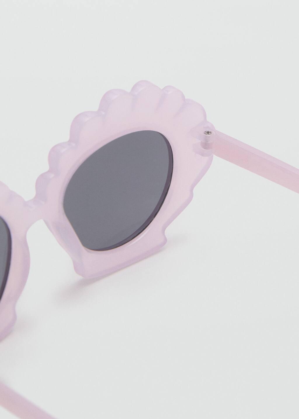 Purple Lt Pastel Sunglasses With Shell-Frame, Kids Girl, Light-Pastel Purple, large image number 1