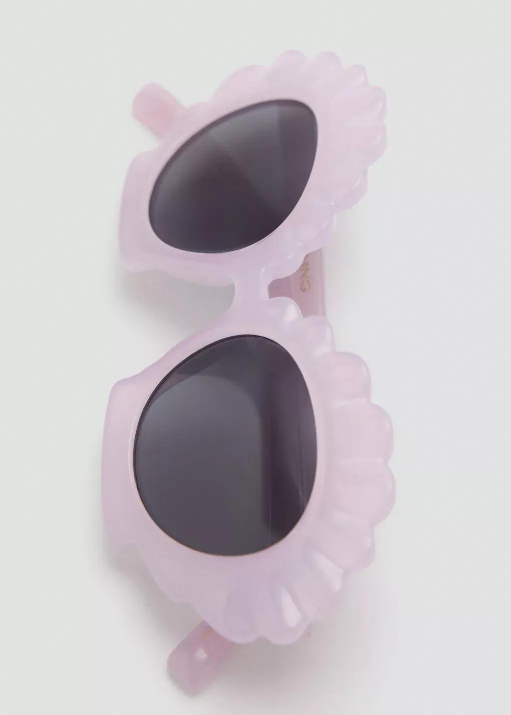 Purple Lt Pastel Sunglasses With Shell-Frame, Kids Girl, Light-Pastel Purple, large image number 2