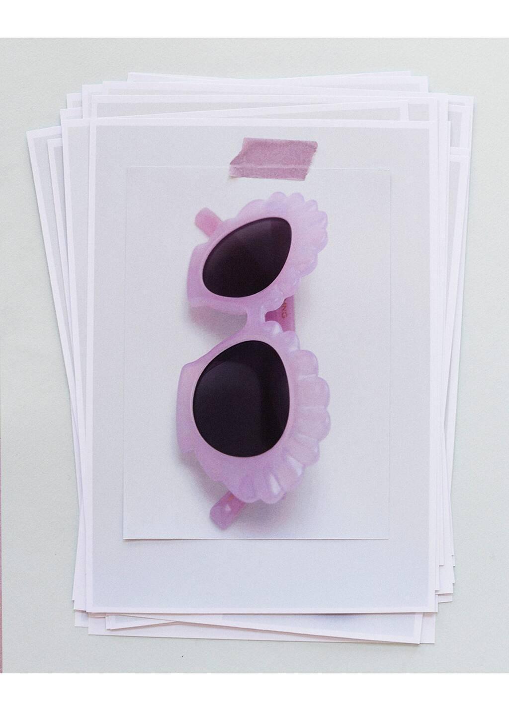 Purple Lt Pastel Sunglasses With Shell-Frame, Kids Girl, Light-Pastel Purple, large image number 4