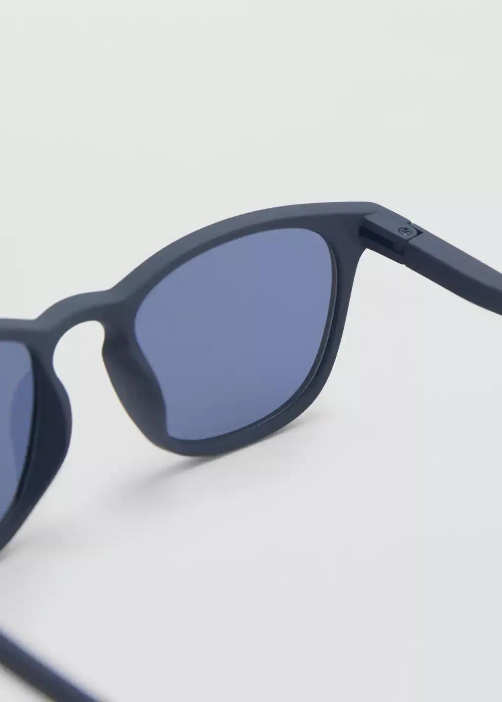 Navy Resin Frame Sunglasses Kids, Kids Boys, Navy, large image number 1
