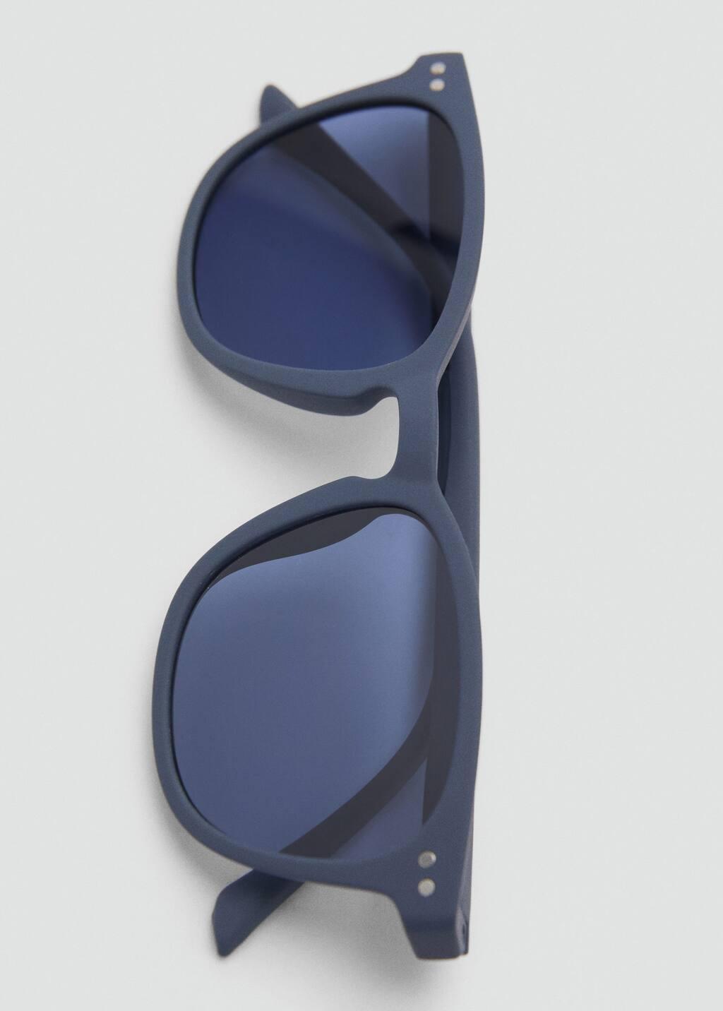 Navy Resin Frame Sunglasses Kids, Kids Boys, Navy, large image number 2