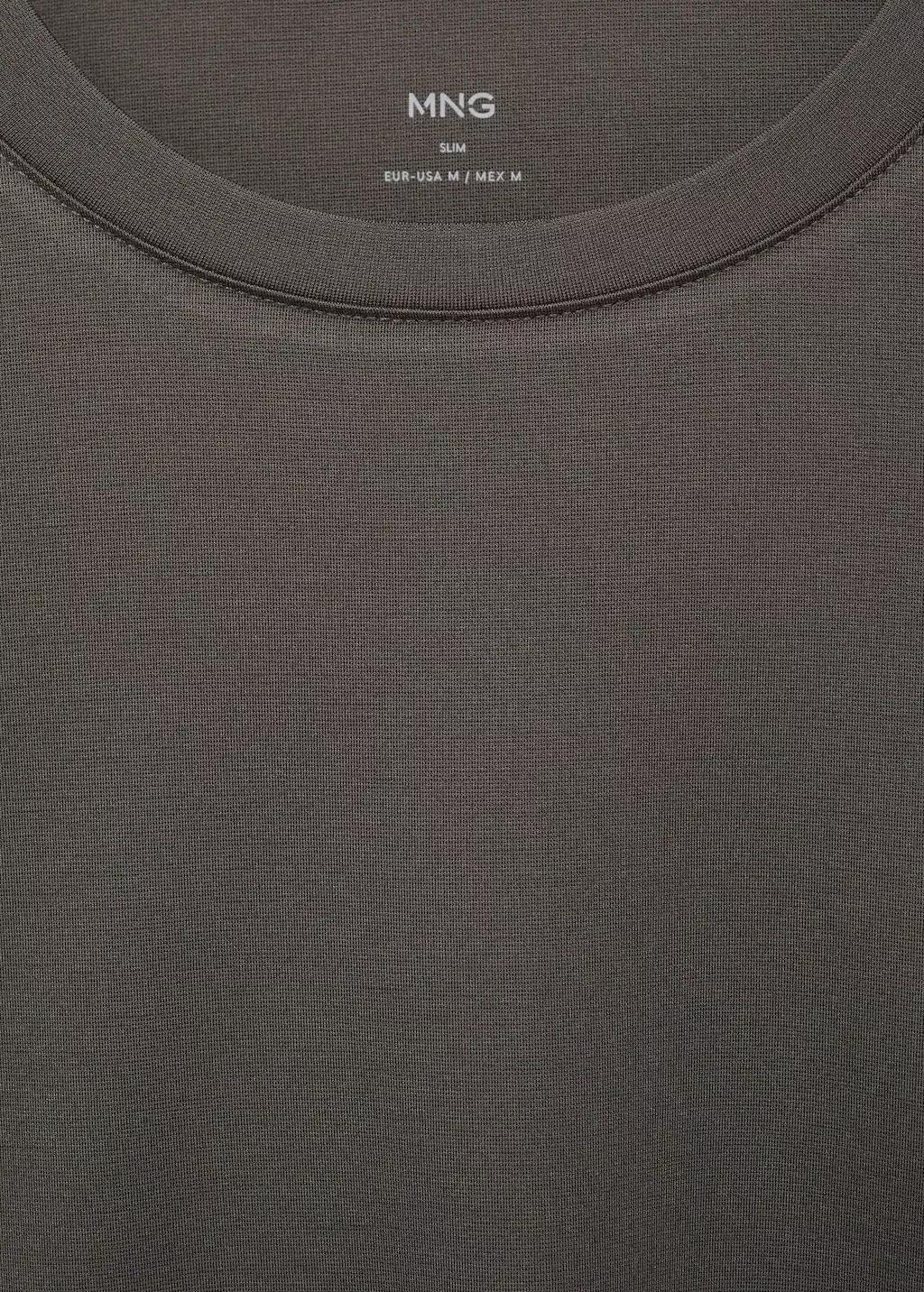 Green Slim-Fit Comfort Stretch T-Shirt, , large image number 4
