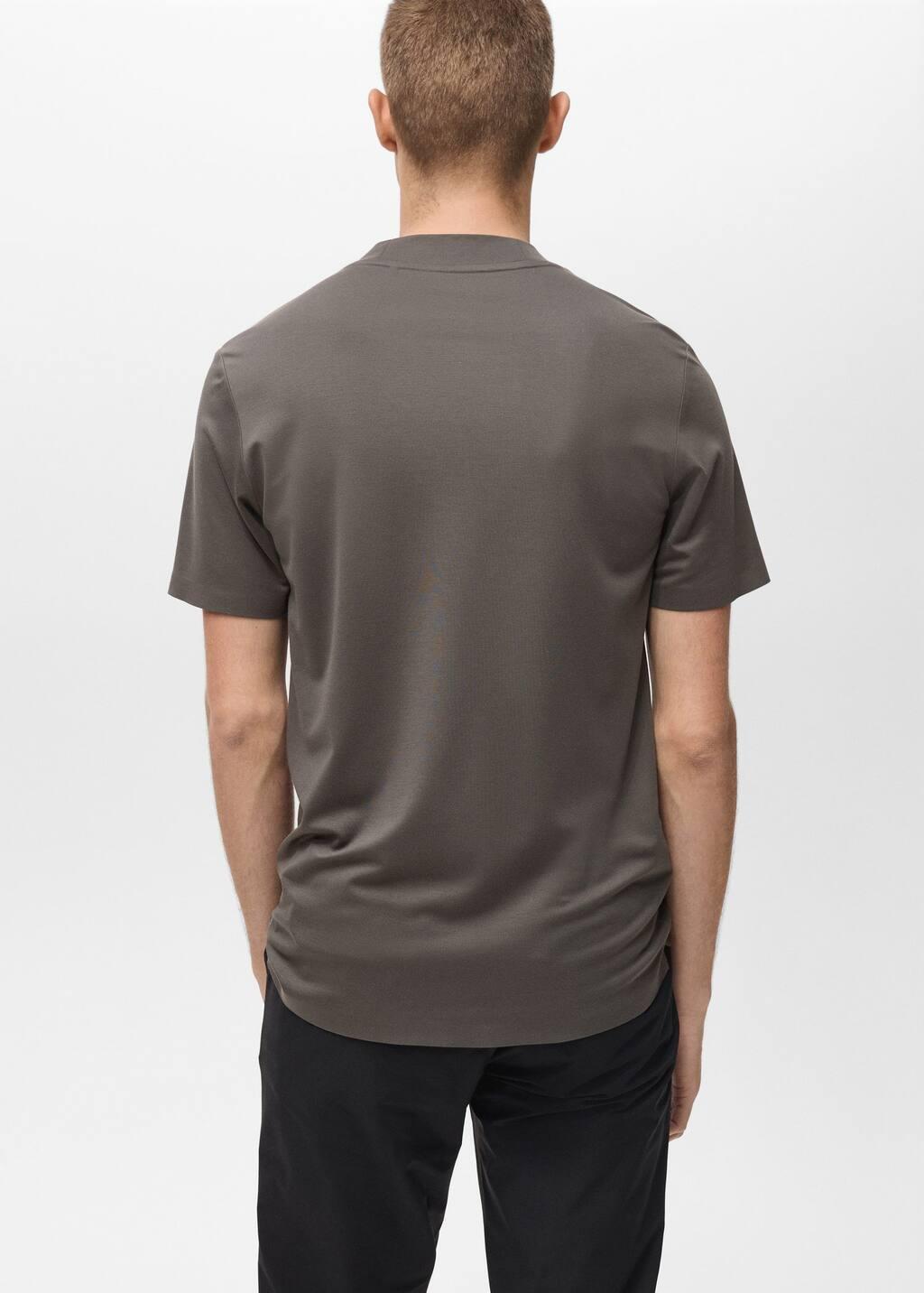 Green Slim-Fit Comfort Stretch T-Shirt, , large image number 5