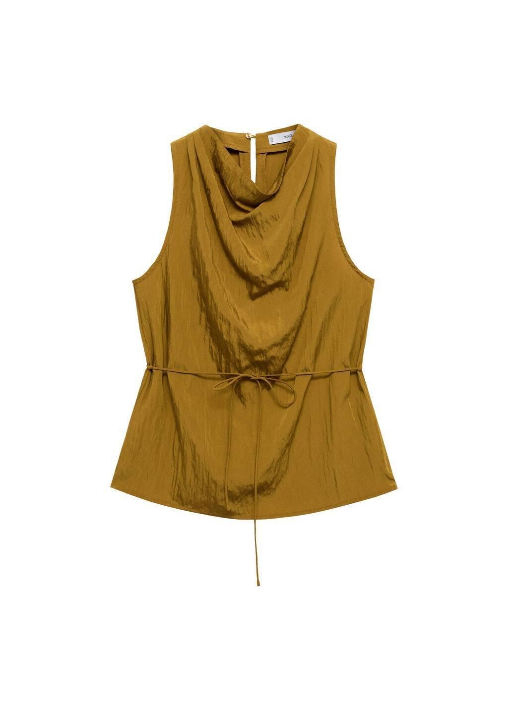 Green Textured Bow Top, , large image number 3