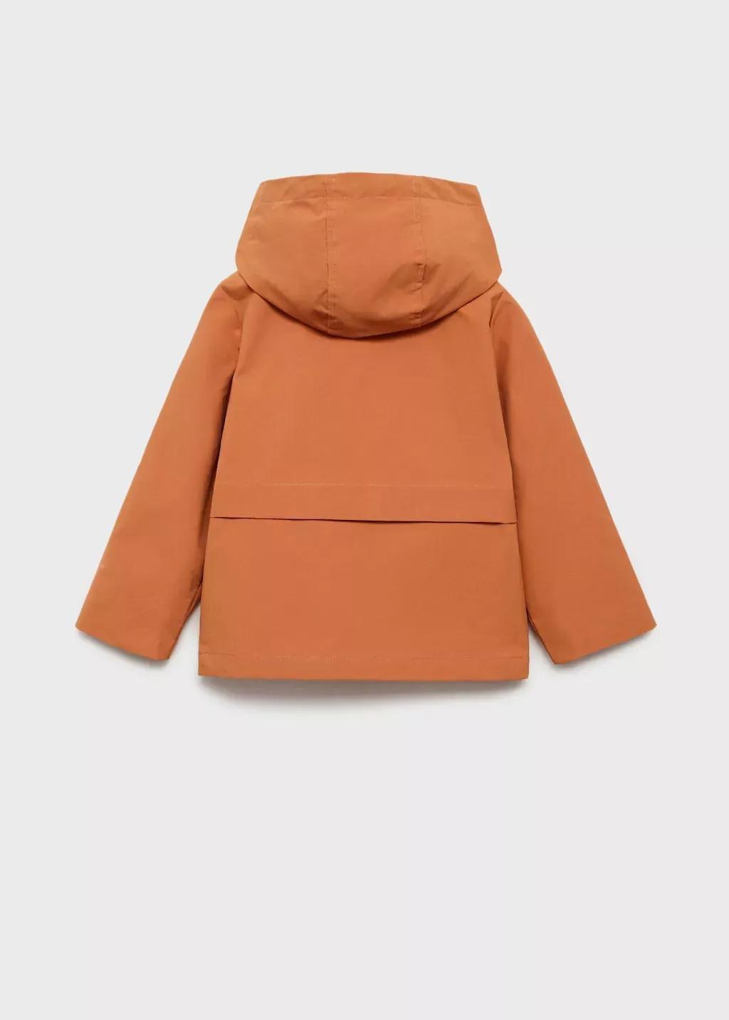 Brown Hooded Water-Repellent Parka, Baby Boy, , large image number 5