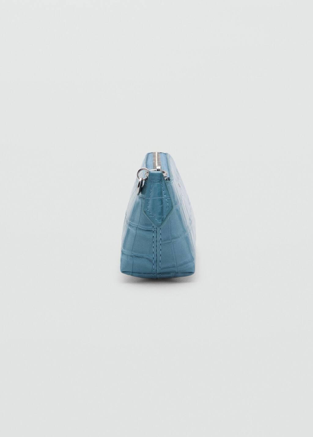 Blue Coco Leather-Effect Case, Medium Blue, large image number 1
