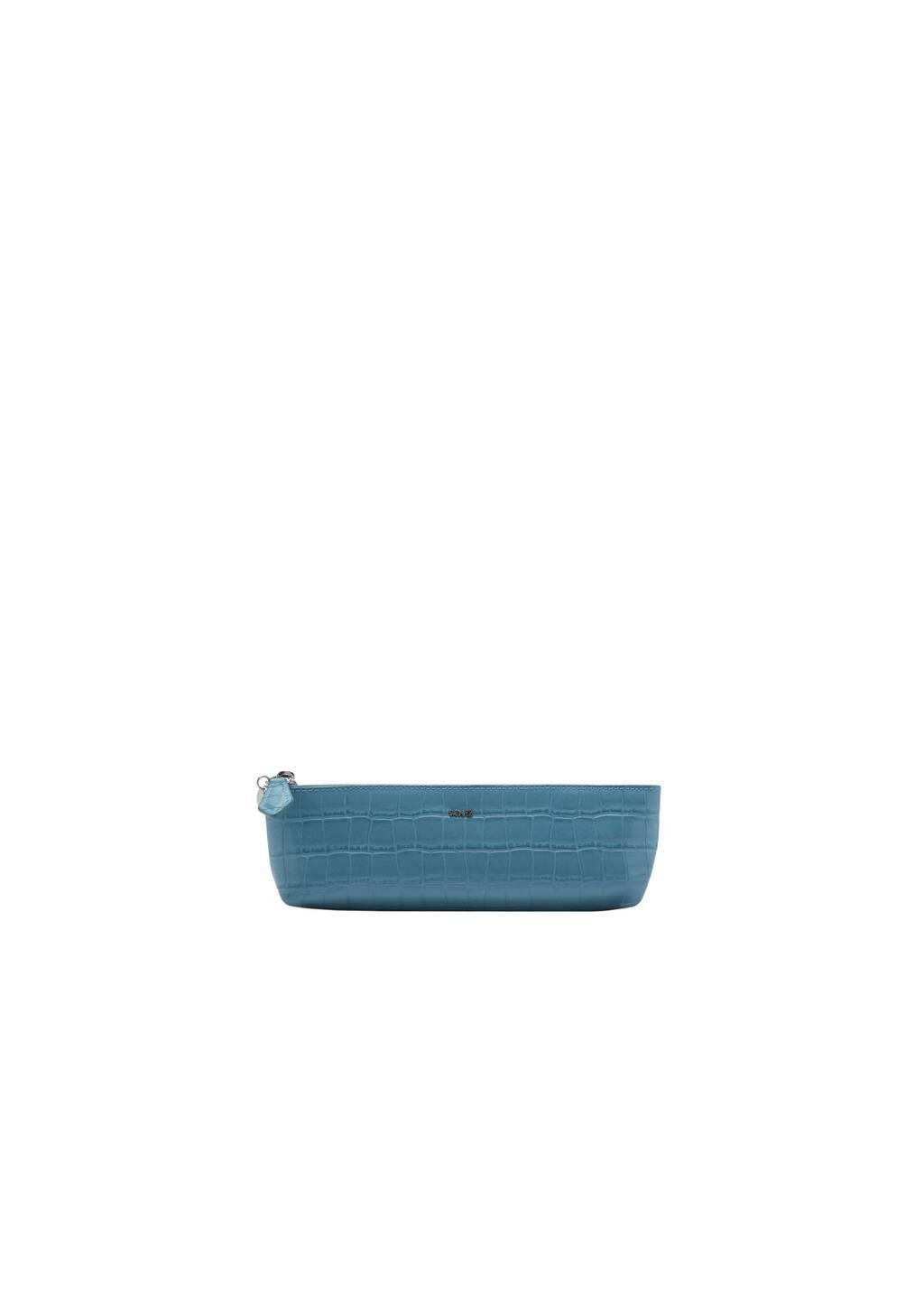 Blue Coco Leather-Effect Case, Medium Blue, large image number 3