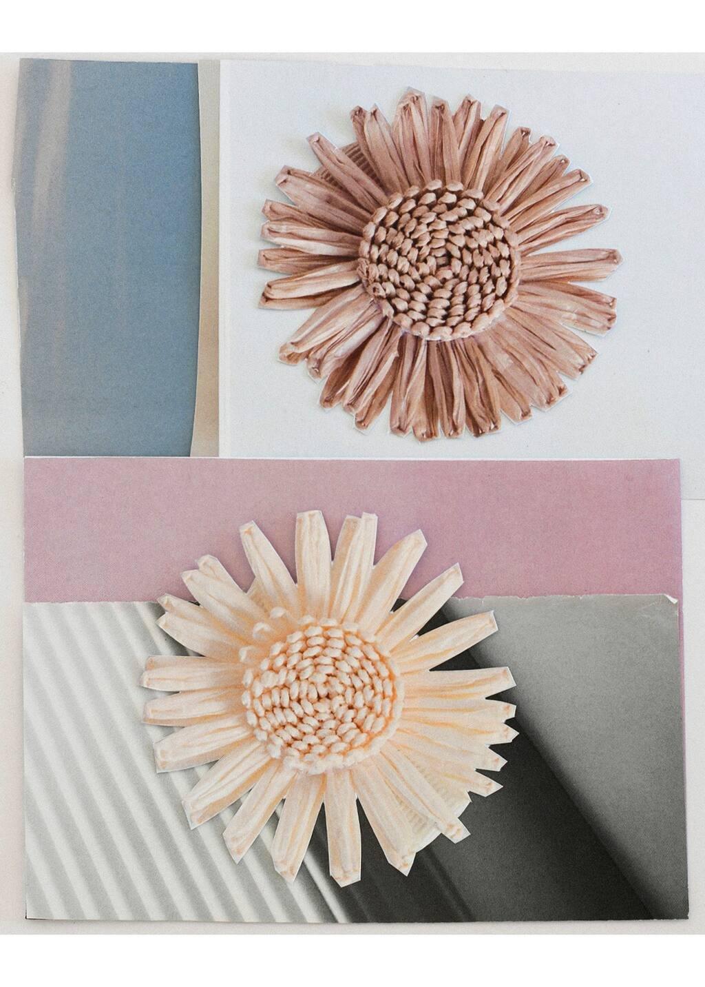 Pack Of 2 Fur-Effect Hair Clips, Kids Girls, Light Pastel Brown, large image number 1