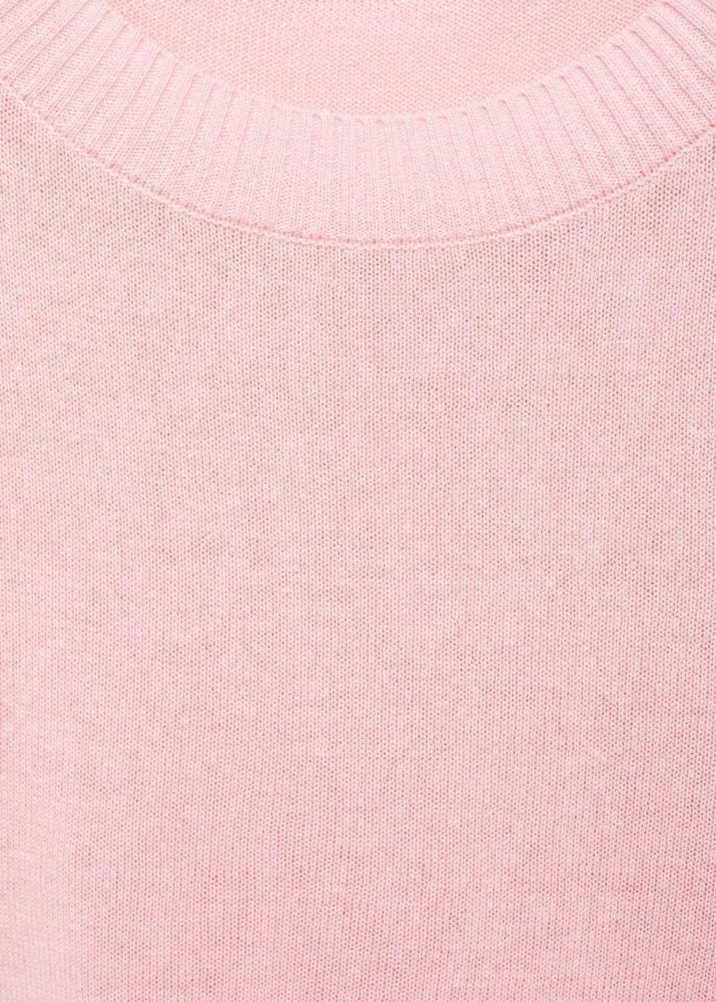 Pink Linen Blend Knitted Sweater, , large image number 4