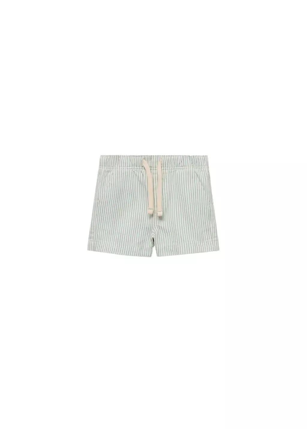 Khaki Cargo Bermuda Shorts, Baby Boy, , large image number 0