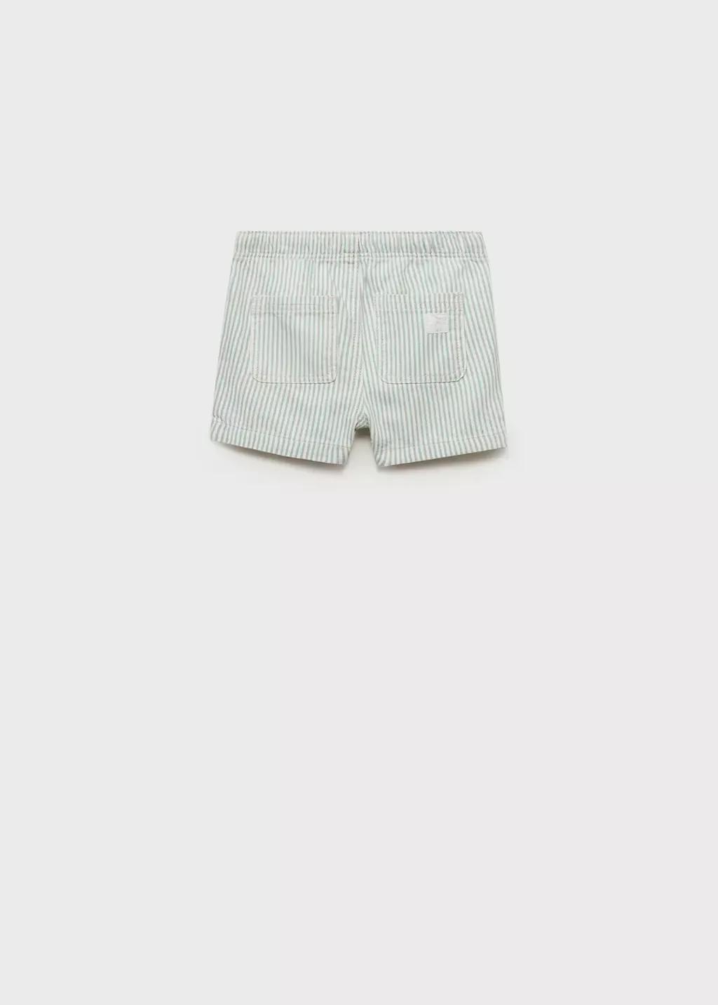 Khaki Cargo Bermuda Shorts, Baby Boy, , large image number 2