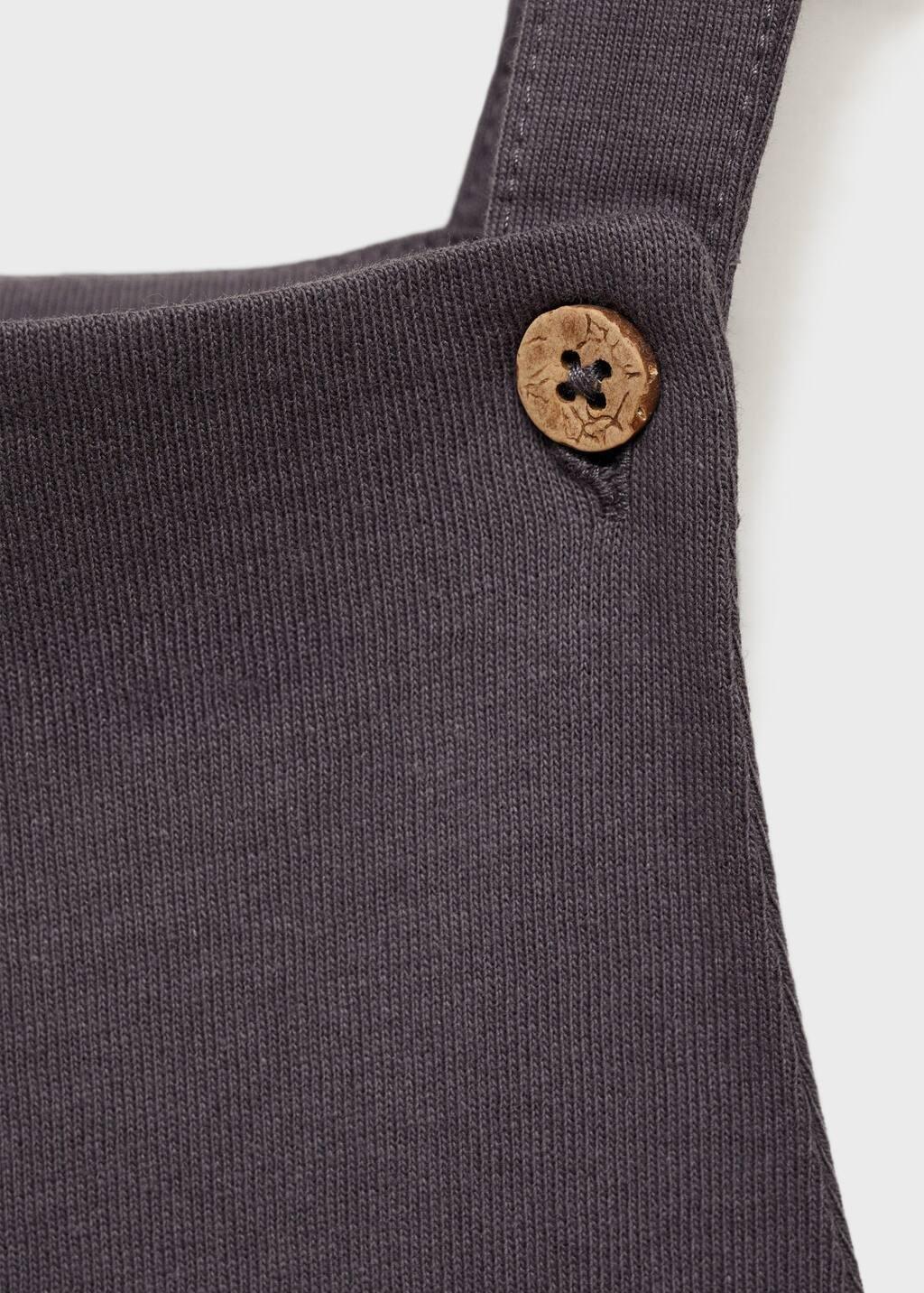 Grey Ribbed Knit Jumpsuit, Baby Boy, , large image number 4