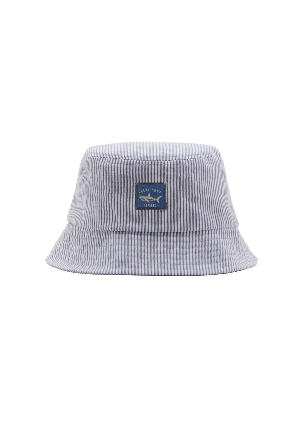 Blue Lt Pastel Striped Bucket Hat, Baby Boy, , large image number 2