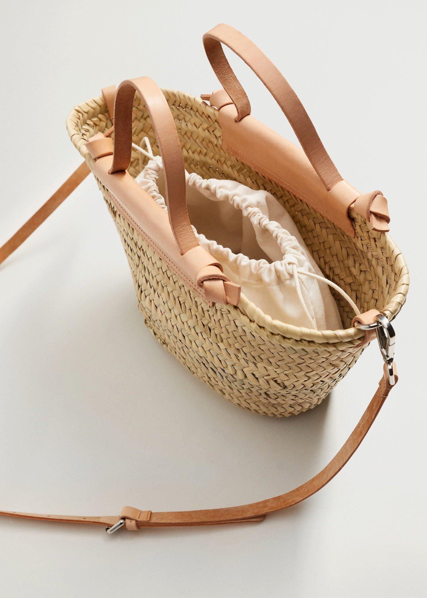 Nude Leather Handmade Basket Bag, Women, , large image number 1