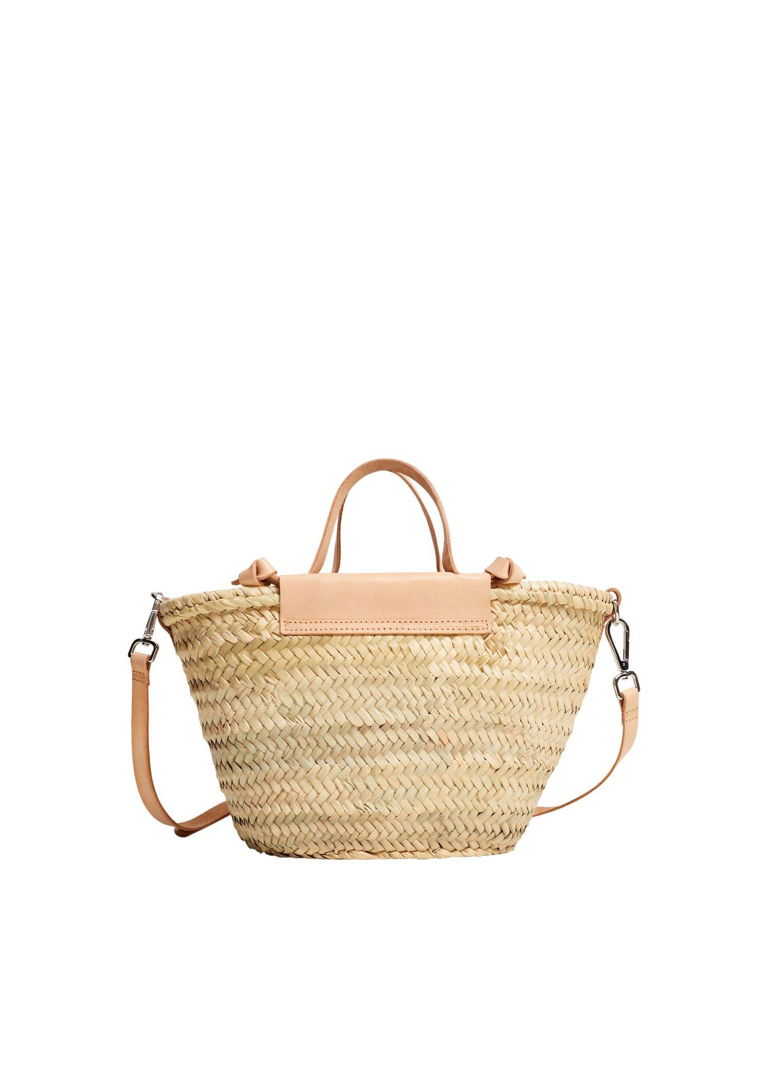 Nude Leather Handmade Basket Bag, Women, , large image number 2